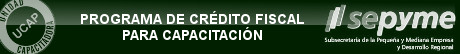 Fundación Proydesa está inscripta como Unidad Capacitadora (UCAP) para el Programa de Crédito Fiscal de la Sepyme (Subsecretaria de la Pequeña y Mediana Empresa y Desarrollo Regional), disponible para toda la oferta de capacitación.