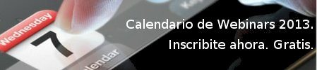 Calendario de webinars 2013